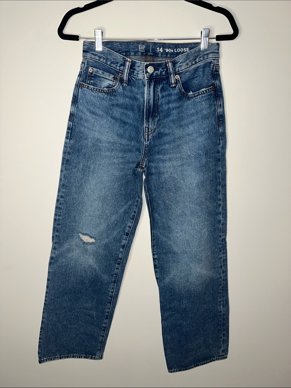 GAP Teen 90’s Loose Denim Jeans in Medium Wash